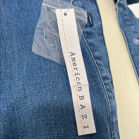 American Bazi Blue Denim Shirt Jacket - Picture 5 of 10